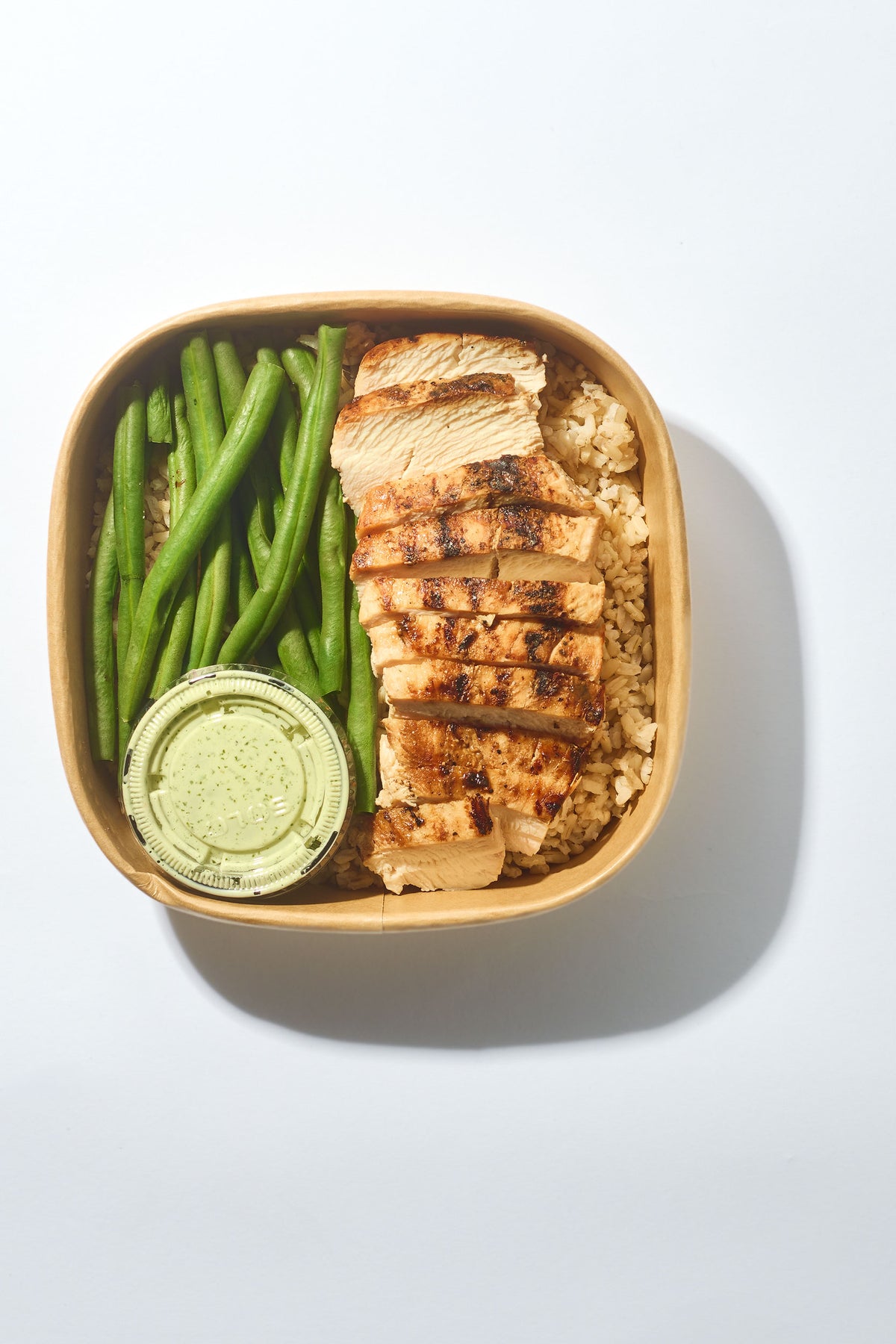 Grilled Chicken, Jasmine Rice & Green Beans
