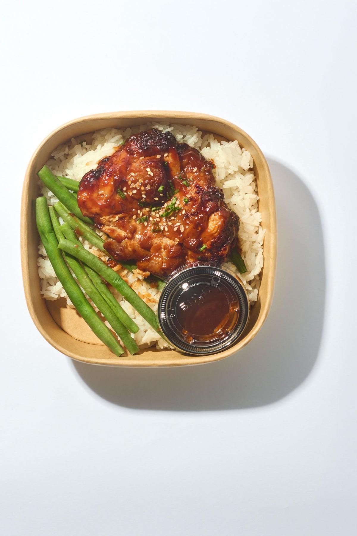 BBQ Chicken, Jasmine Rice & Green Beans